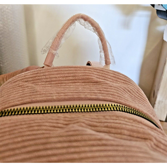 Pokemon 11" Mini Backpack - Pink Corduroy Eevee New With Tag Pikachu - Picture 13 of 13